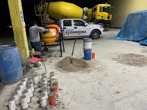 Laboratorio de ensayos para aditivos de shotcrete minero